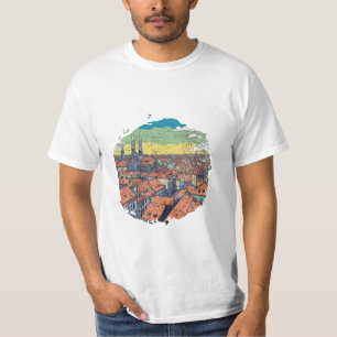 Camiseta Ilustracion ZAGREB CROATIA