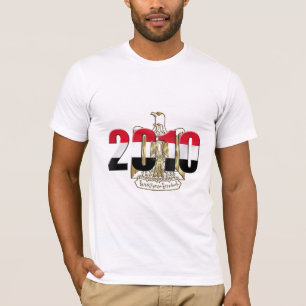 Camiseta Ilustraciones 2010 del emblema del logotipo del