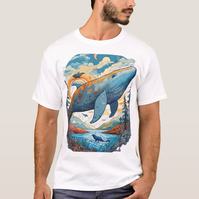 Camiseta Ilustraciones animales surrealistas (Anverso)