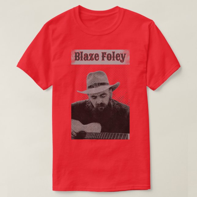 Camiseta Ilustraciones Blaze Foley (Diseño del anverso)
