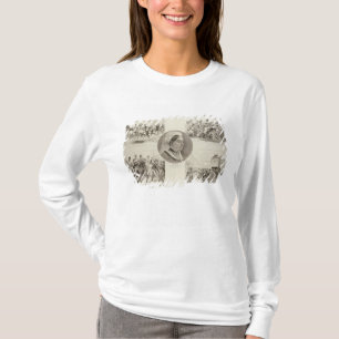 Camiseta Ilustraciones de ataques contra la reina Victoria
