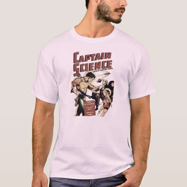 Camiseta Ilustraciones de capitán Science #1 (Anverso)