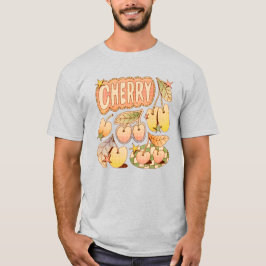 Camiseta Ilustraciones de cerezo/cerezo