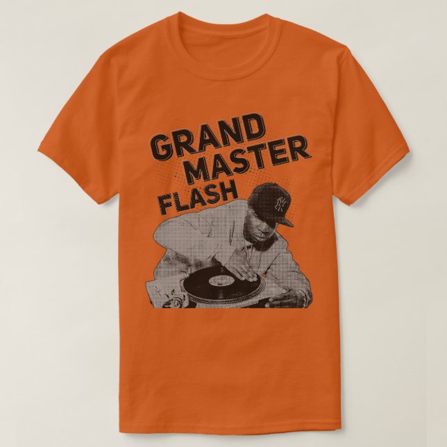 Camiseta Ilustraciones de Flash de Grandmaster (Diseño del anverso)