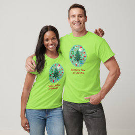 Camiseta Ilustraciones de Navidad Fiesta