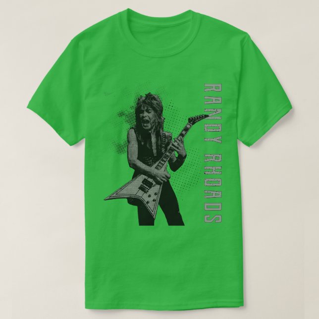 Camiseta Ilustraciones de Randy Rhoads (Diseño del anverso)