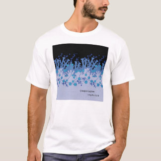 Camiseta Ilustraciones frías de largo secas del álbum