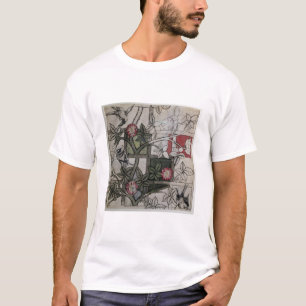 Camiseta Ilustraciones originales para el diseño del papel