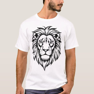 Camiseta Ilustraciones vectoriales en blanco y negro con ca