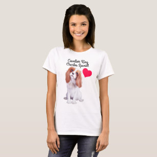 Camiseta ilustrada arrogante del perro de aguas de