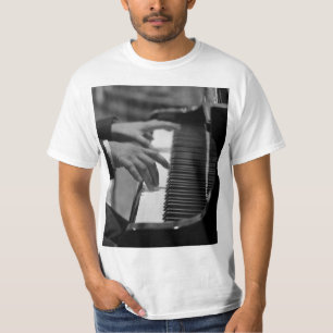 Camiseta Ilustrante arte de piano