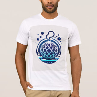 Camiseta Ilustrar un logotipo de tipo gravitatorio con el p