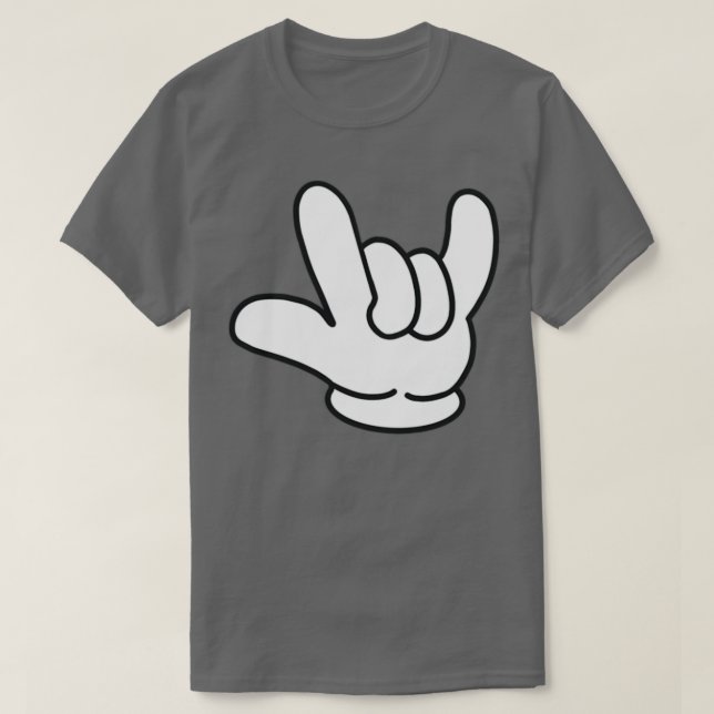 CAMISETA ILY ASL 1 (Diseño del anverso)