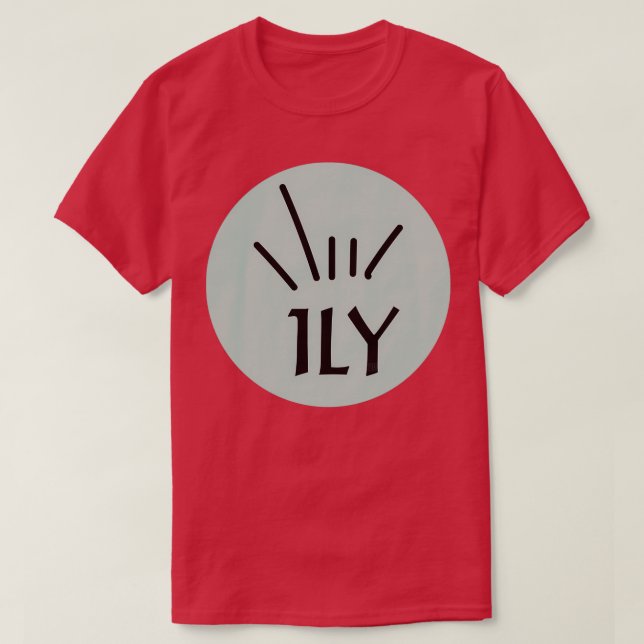 Camiseta ILY Celadon (Diseño del anverso)