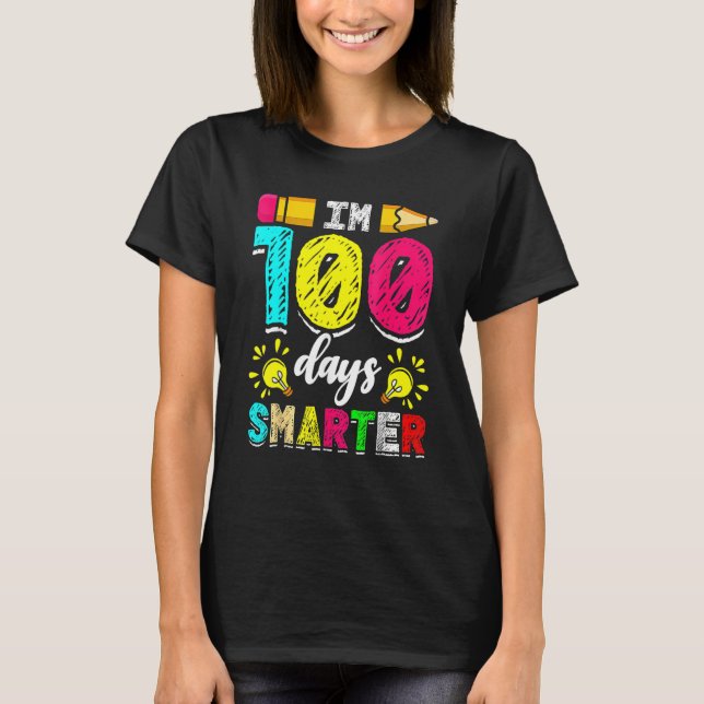 Camiseta I'm 100 Days Smarter Student 100th School Day Chal (Anverso)