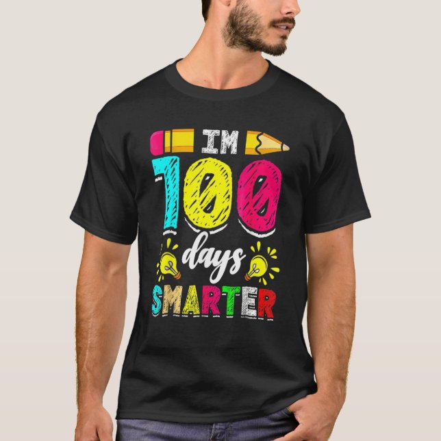 Camiseta I'm 100 Days Smarter Student 100th School Day Chal (Anverso)