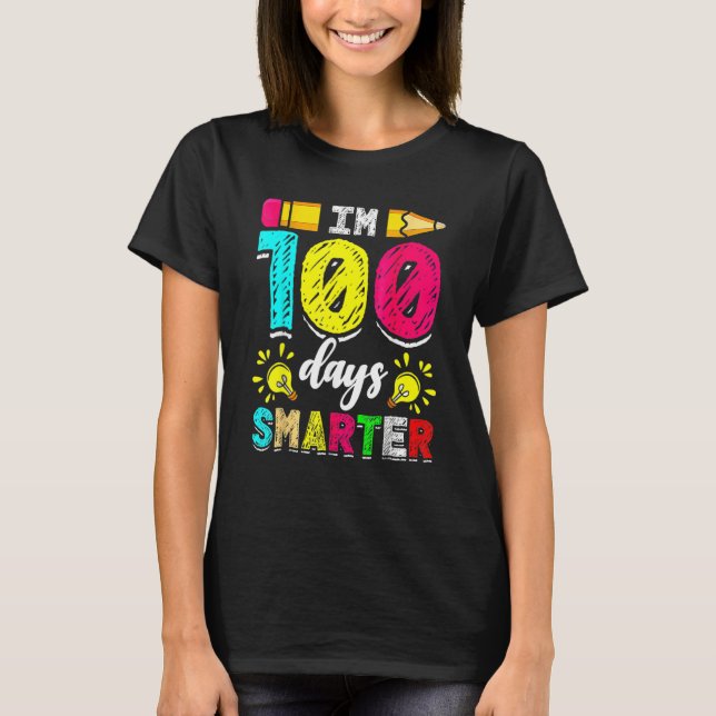 Camiseta I'm 100 Days Smarter Student 100th School Day Chal (Anverso)