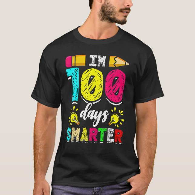 Camiseta I'm 100 Days Smarter Student 100th School Day Chal (Anverso)