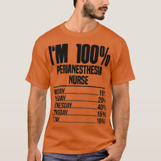 Camiseta Im 100 Enfermero de Perianestesia