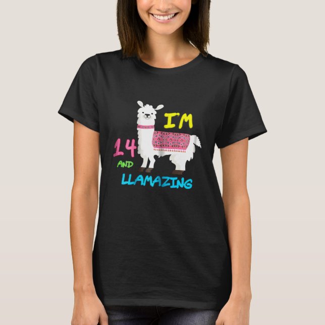 Camiseta Im 14 y Llamando a la idea del cumpleaños (Anverso)
