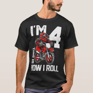 Camiseta Im 4 Así Es Como Suelo La Bicicleta 4 Años Par