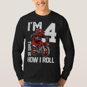 Camiseta Im 4 Así Es Como Suelo La Bicicleta 4 Años Par