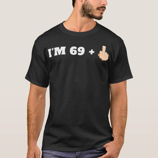 Camiseta Im 69 1 Hitos graciosos del Dedo Medio 70 (Anverso)