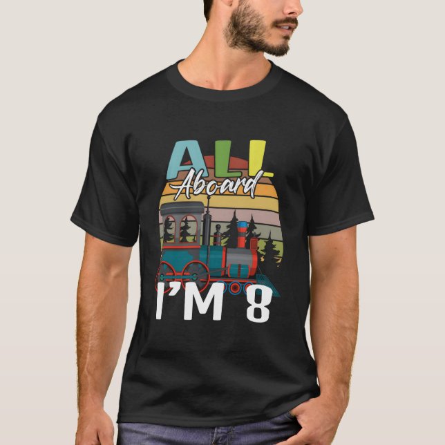 Camiseta I'M 8 Py All Abroad Train Trip (Anverso)
