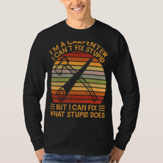 Camiseta Im A Carpintero Trabajador De Madera De Madera