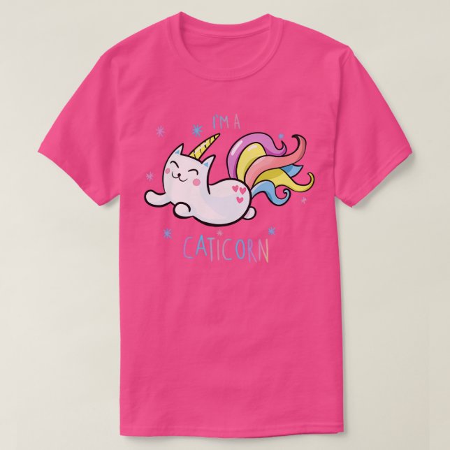 CAMISETA IM A CATICORN (Diseño del anverso)