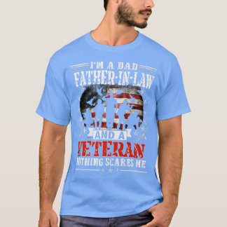 Camiseta I'm A Dad FatherInLaw Veteran Father's Day Funny P