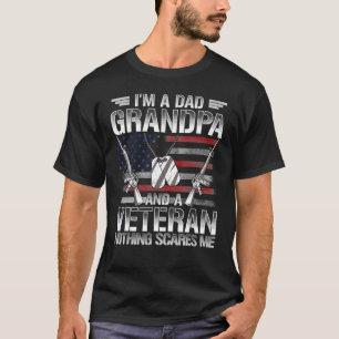 Camiseta I'm A Dad Grandpa And A Veteran Fathers Day 4th Of