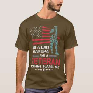 Camiseta I'm A Dad Grandpa Gifts Veteran Father's Day T-Shi