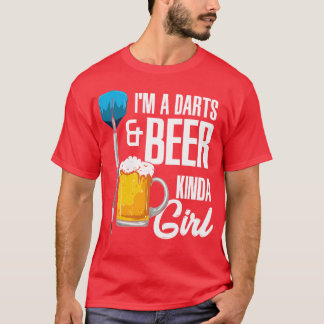 Camiseta Im A Darts Beer Kinda Chica