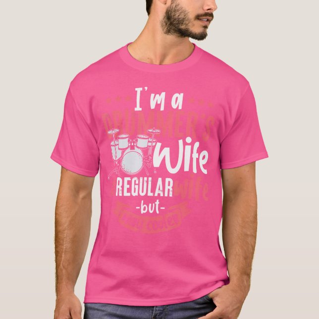 Camiseta Im A Drummers Wife Drums (Anverso)