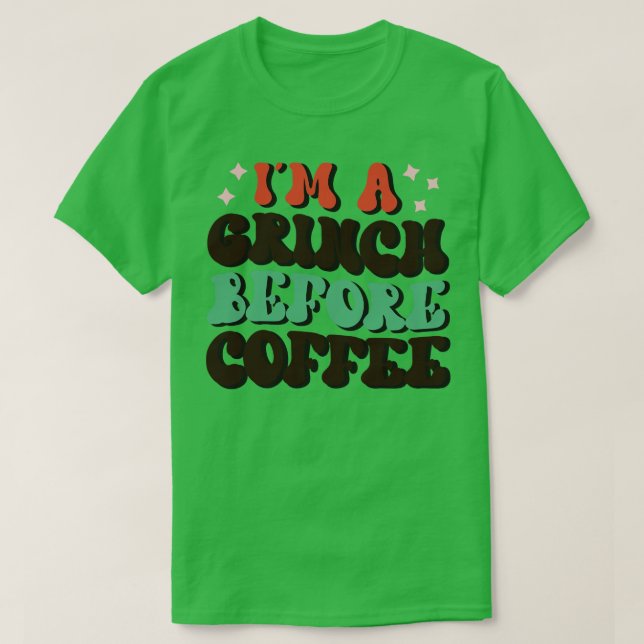 Camiseta Im A G Antes Del Café (Diseño del anverso)