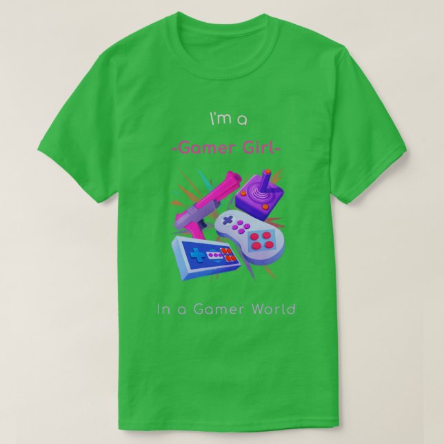 Camiseta Im A Gamer Chica (Diseño del anverso)