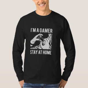 Camiseta Im a Gamer Stay in Home - Juego Controlador Joysti