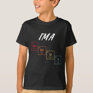 Camiseta I'm a Genius Periodic Table Elements Design