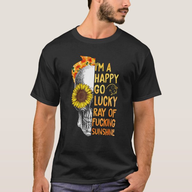 Camiseta Im A Happy Go Lucky Ray Sunshine (Anverso)