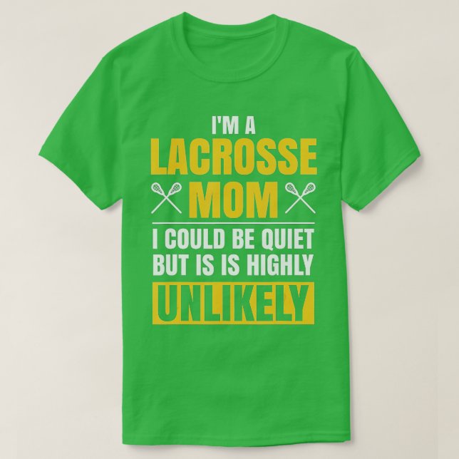 Camiseta Im A Lacrosse Mom Funny Mothers Day Sports Gift  (Diseño del anverso)