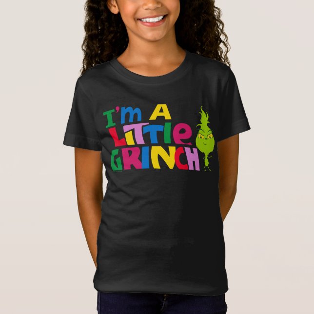 Camiseta I'm a Little Grinch Colorful Graphic (Anverso)