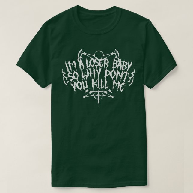 Camiseta Im A Loser Baby 90 (Diseño del anverso)