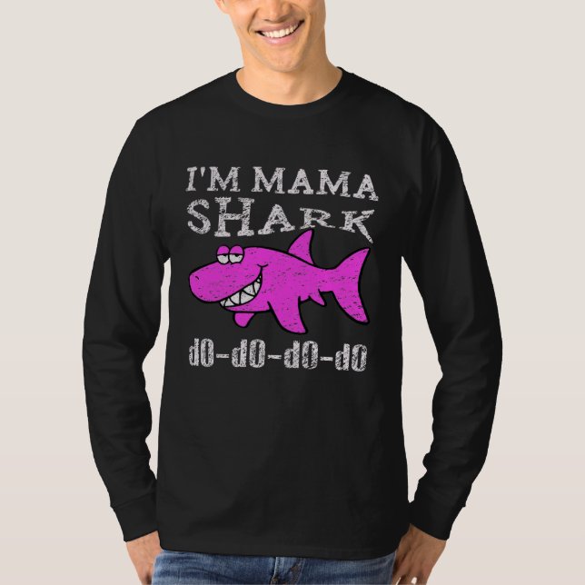 Camiseta Im a Mama Shark Mommy Shark (Anverso)