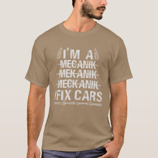 Camiseta Im A Mechanic I Fi Cars Auto Mechanic boy