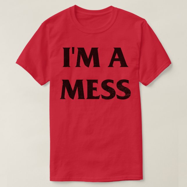 Camiseta Im a Mess Sid Vicious Punk Rock Pin (Diseño del anverso)