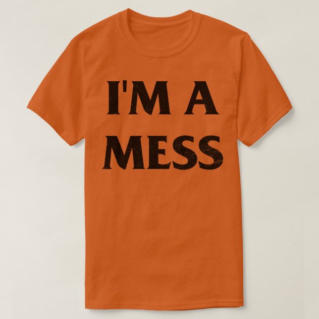 Camiseta Im a Mess Sid Vicious Punk Rock Pin (Diseño del anverso)