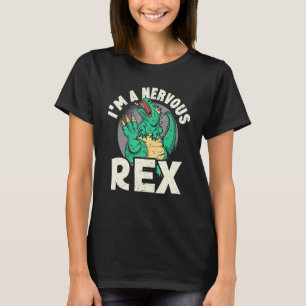 Camiseta Im A Nervioso Rex Dinosaurio Futuro Paleontólogo 1