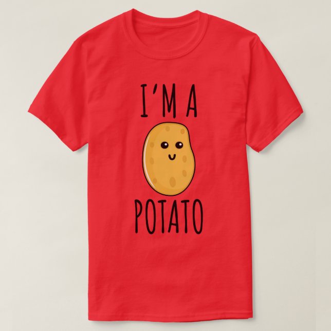 Camiseta Im A Potato (Diseño del anverso)