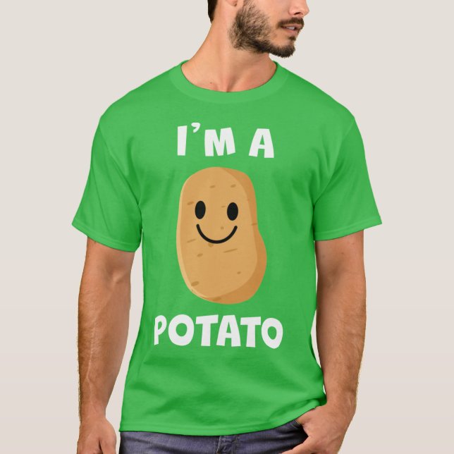 Camiseta Im a Potato Happy W gift (Anverso)